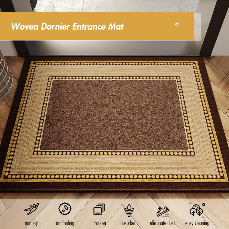 Vstupní rohožka Vstupní rohožka Domácí dveře Protiskluzová rohož Vnitřní vstupní chodba Špinavá rohož na nohy Lehký Luxusní koberec