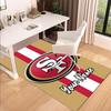 Custom Name San Francisco 49ers Printed Carpet, for Office Chair Living Room Bedroom Kitchen Room Decor Gifts.