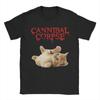 Cannibal Corpse Cat Popular T Shirts  100 Cotton Tshirt for Male Y2K Retro Wholesale Short Sleeve Top Tees