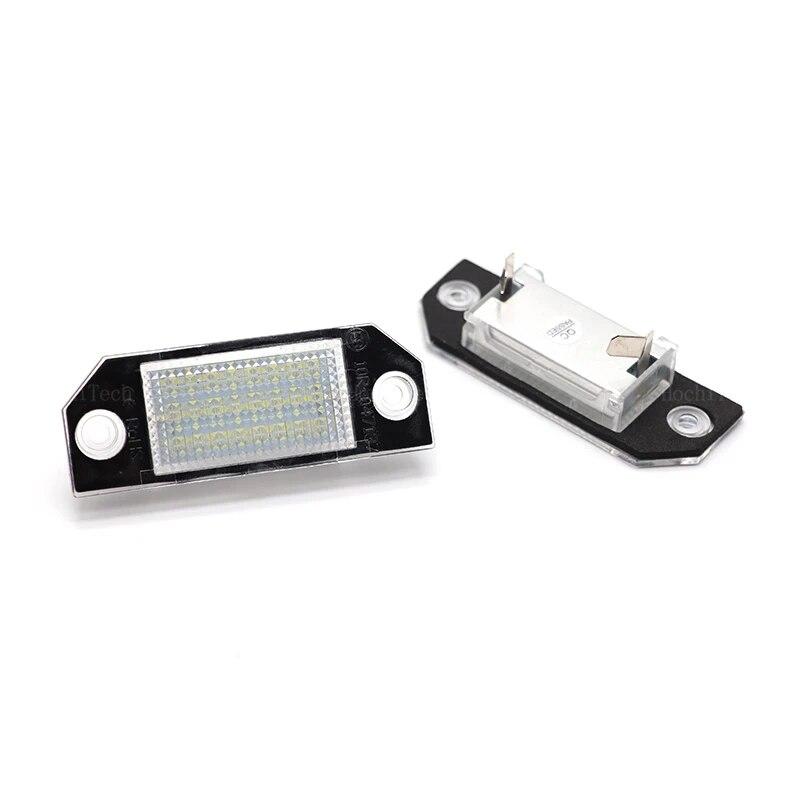 LED Number Plate Light Error Free License Plate Lamp For Ford Focus 2 MK2 2003-2008 C-MAX