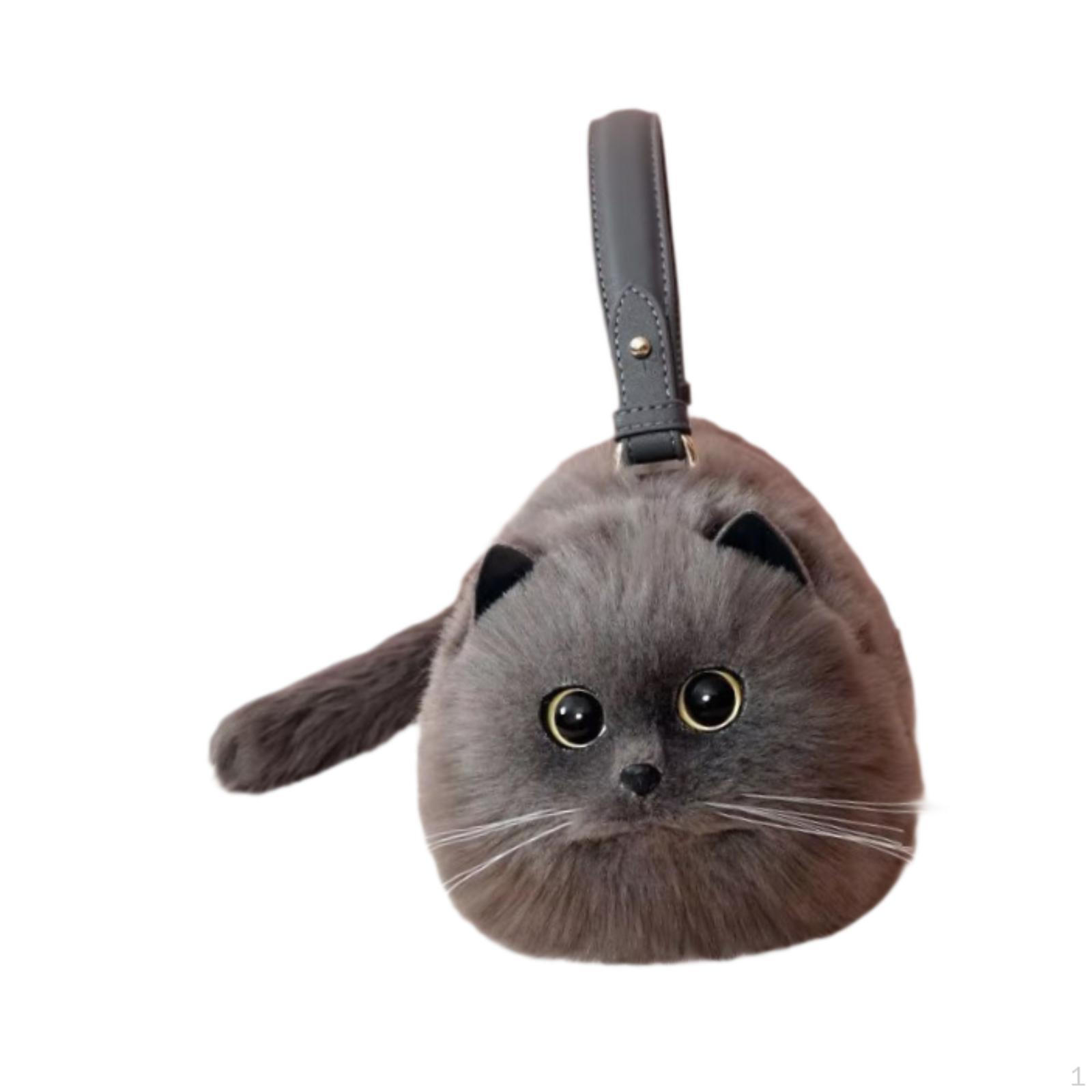 

Cat Doll Bag for Women Adorable Novelty Lady Handbag Festivals Party Events L