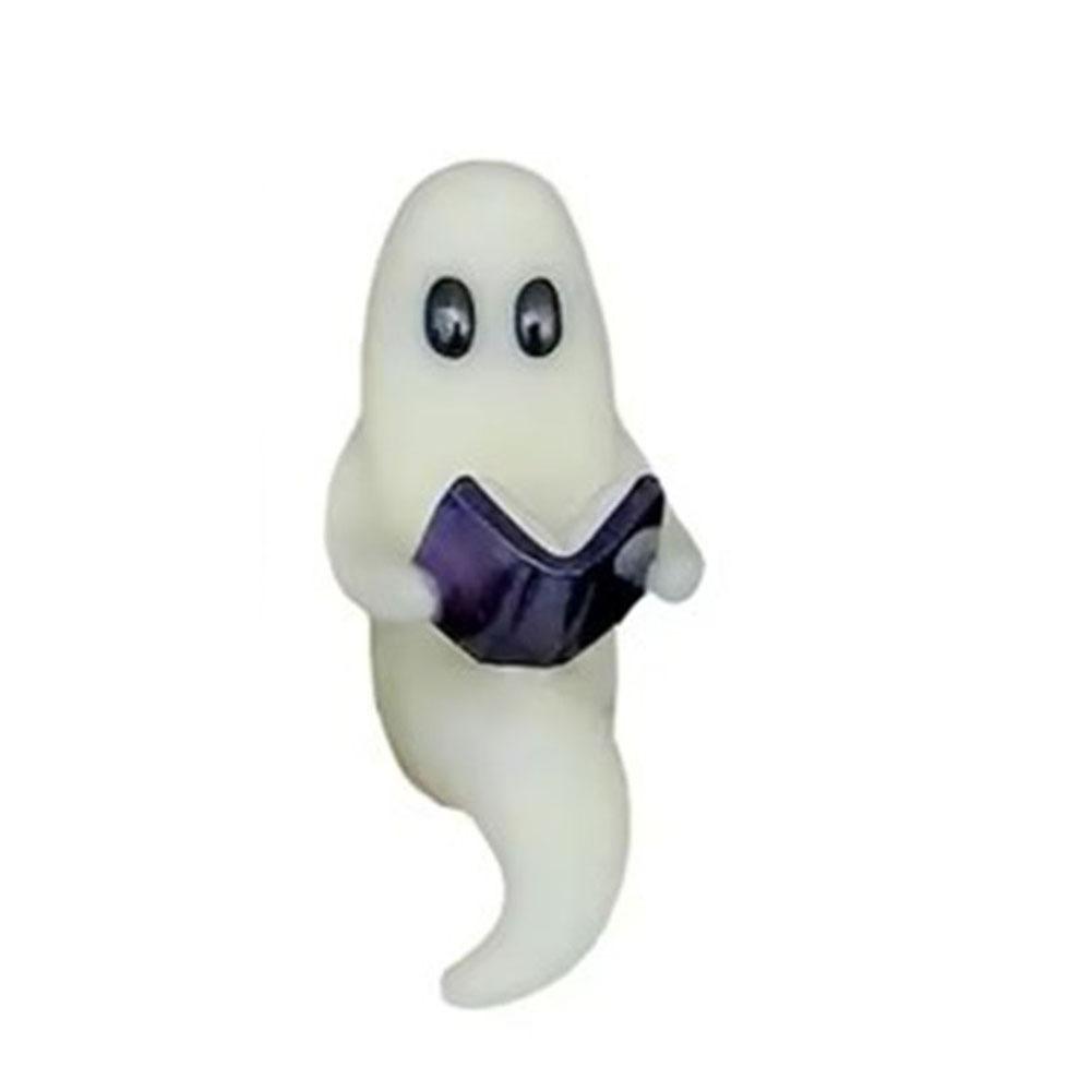 Terrifying Mini  Ghost Figurines Halloween Small Ghost Tiny Figures  Landscape Figure Ornament