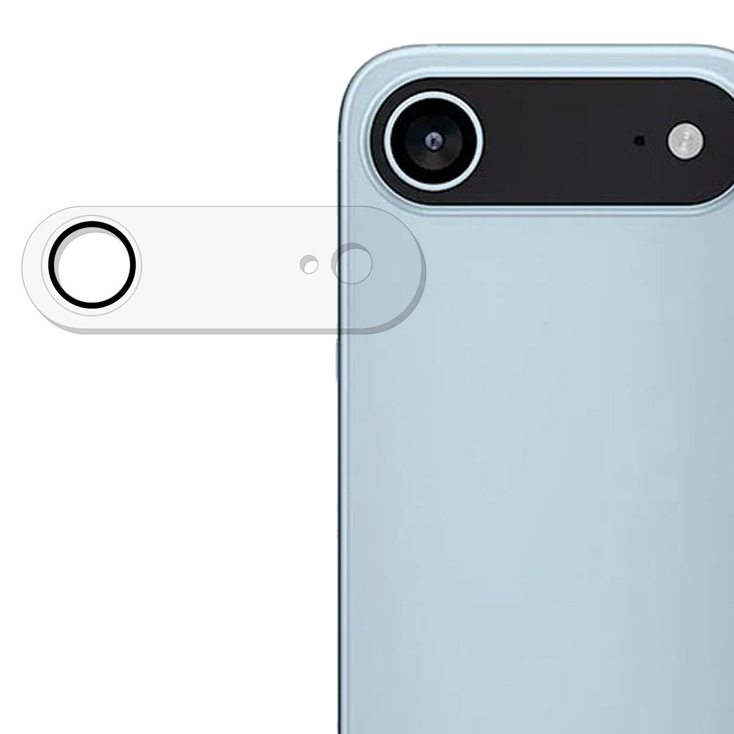

For iPhone 17 Air Camera Lens Protector Black Circle Design HD Clear Tempered Glass Lens Film A