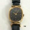 Used RADO Watch Ladies Quartz Vintage Oval Gold Black Brand Antique Watch Luxury Gold