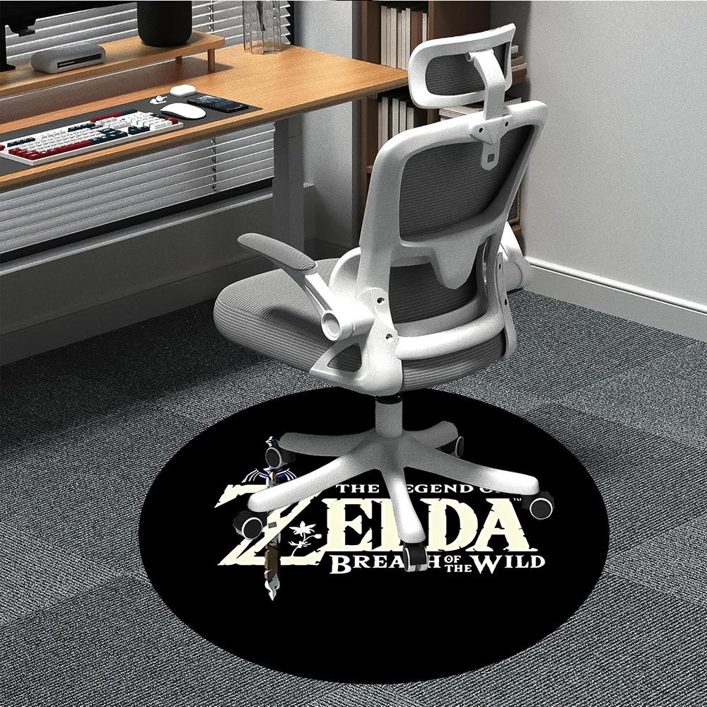 Zelda Breath Office Round Area Rug, Under Office Chairs Bedroom Living Room Home Decor a0908155