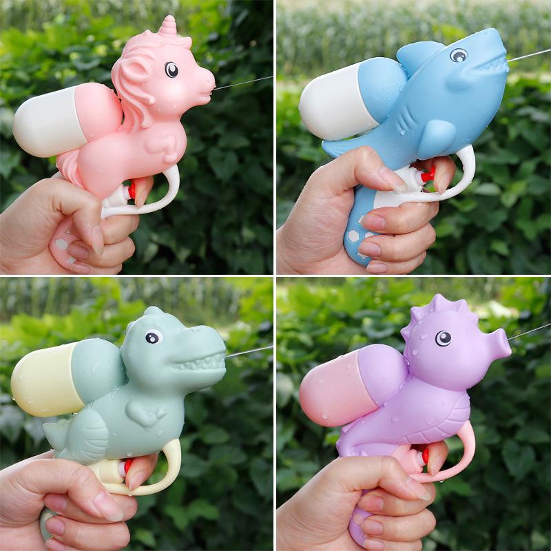 Water Gun Cartoon Animals Kids Swimming Pool Sand Beach Guns Toys Baby Bath Playing Spray Water Amusement Toy Gifts