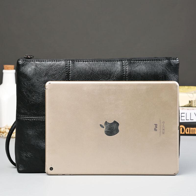 Men'S Plaid Clutch Bag, Clutch Bag, Business Leisure Envelope Bag Men'S, Korean Version Men'S Bag File Ipad Bag