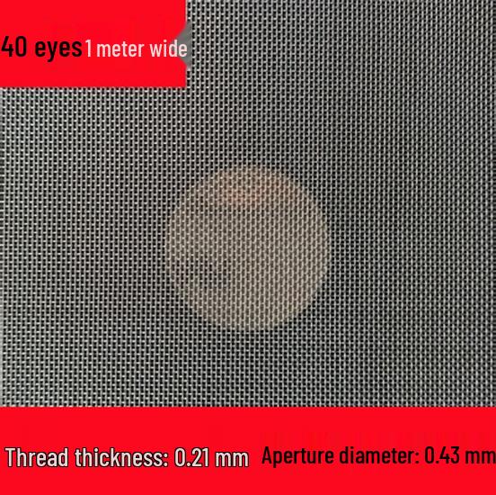 304 Edelstahlgewebe, 6-500 Maschen, Industrielles verdicktes Metalldrahtfilter.