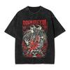 Japan Band Hip Hop Babymetal Manga Stil Mode Grafikdruck T-Shirt Herren Damen Locker Freizeit Baumwolle T-Shirt Mode Übergroße Oberteile