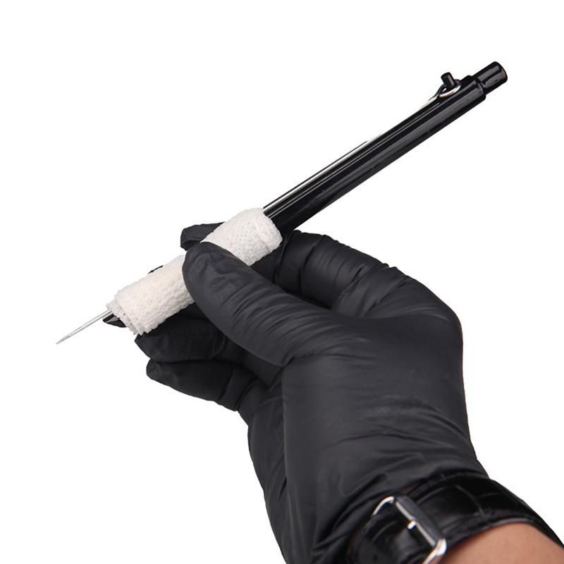 1ks Černý 3D ruční poke and Stick Tattoo Ruční nástroj Pen Handpoke Tattoo Potřeby