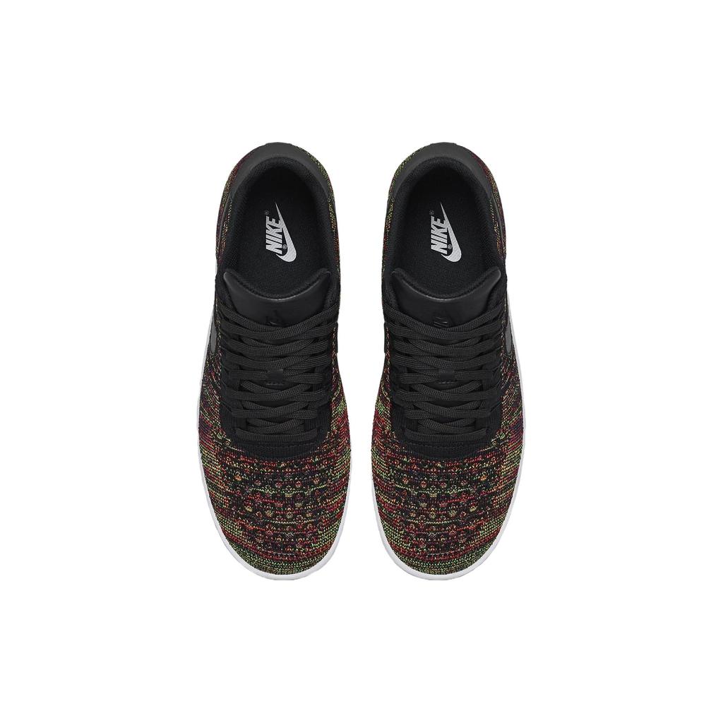 New Nike Lab Air Force 1 Low Flyknit Black Multicolor 826577-001