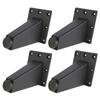4/8Pcs Furniture Legs Pads  Aluminum Alloy Sofa Bed Feet Heavy Duty Solid Square Sloping Table Cabinet Replacement
