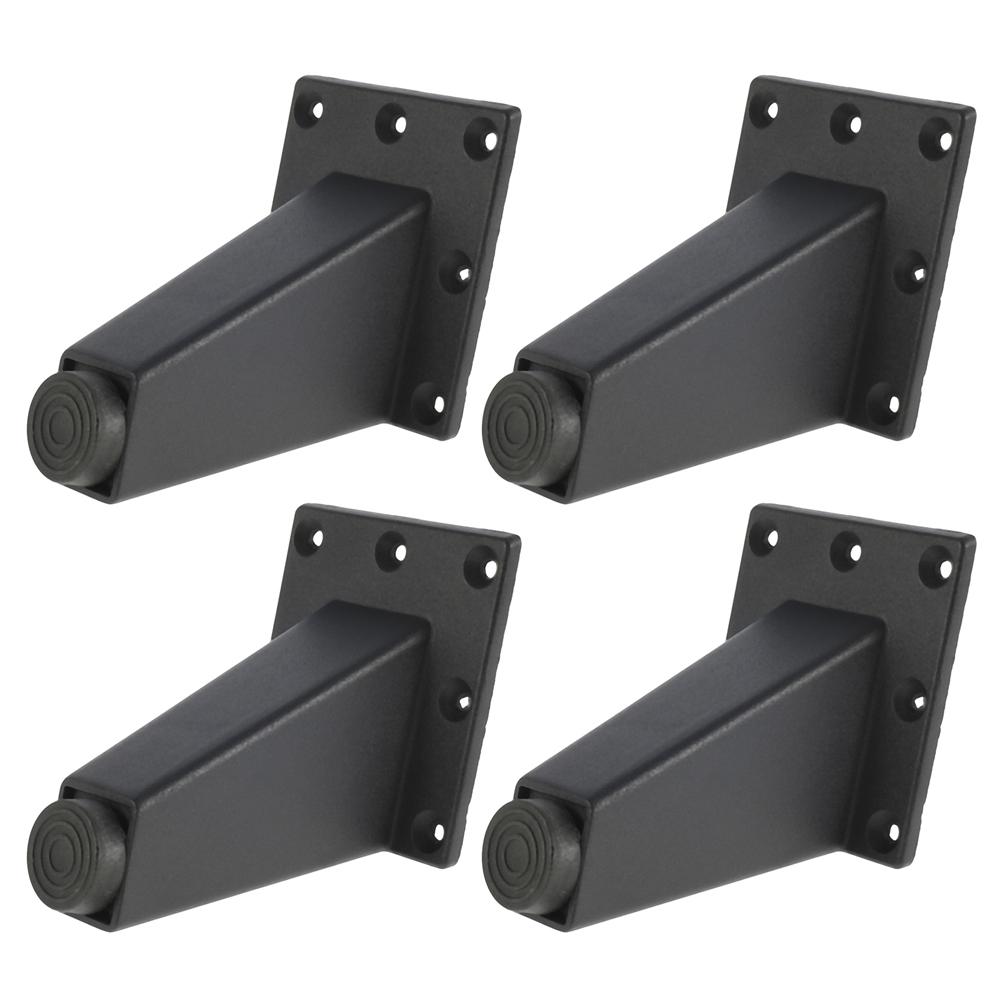 

4 Set Aluminum Alloy Sofa Legs 8cm Height Replacement Furniture Legs Solid 200kg Heavy Duty Table Legs Square Sloping Furniture