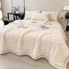 OEING Knitted Double-Sided Velvet Blanket