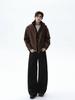 Men's Trendy Stand Collar Fake Two-Piece Workwear Jacket - 2026 Spring/Autumn Collection