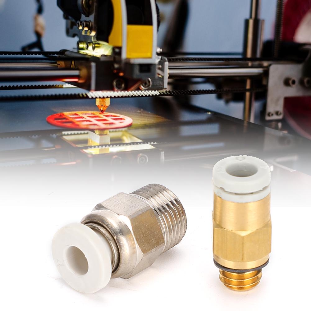 Metal 3D Printer Parts CR-10 Hotend Extruder Pneumatic Connector for Creality V6