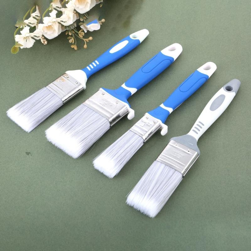 Paint Brush with Plastic Handle High Elasticity Pointed Wire For Painting, Dusting, Cleaning, Scribbling Widely Used