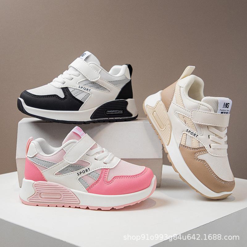 New spring and autumn children's sports shoes, soft-soled, non-slip casual shoes for boys and girls, lightweight and versatile for running