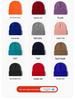 Unisex Korean-Style Embroidered Wool Beanie for Autumn/Winter – Slimming Look, Ideal for Outdoor Activities