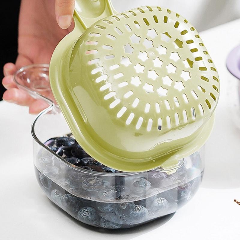 Kitchen Colander Washing Bowl Fruit Drain Basket Fruit Washing Basket Vegetable Washing Tool Kitchen Accessories