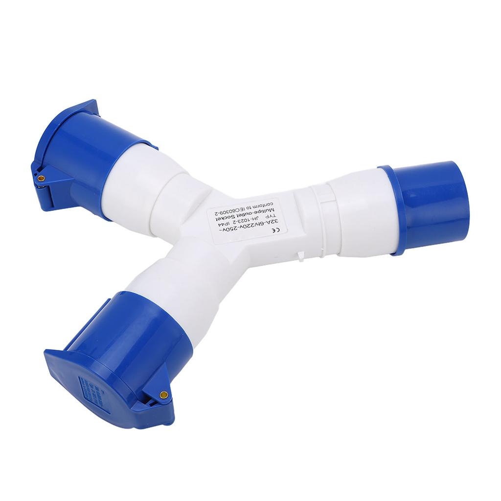 Industrial Plug Multifunctional IP44 Waterproof 1in 2out 3pin Industrial Site Plug 220‑250V