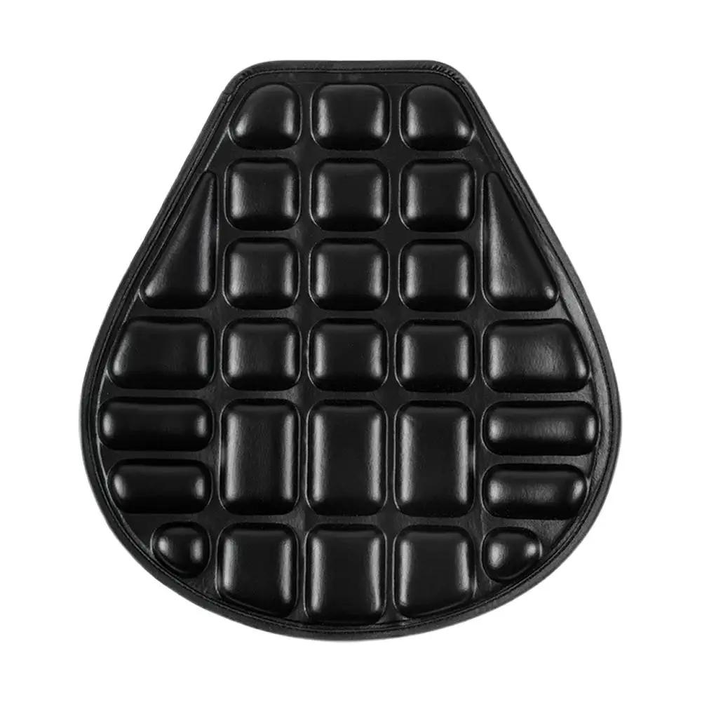 

Motorbike Shock Absorption Leather Cover Motorcycle Protection Cushion Sun Seat Relief Slip 3D Seat Pressure Anti A7H8 чёрный