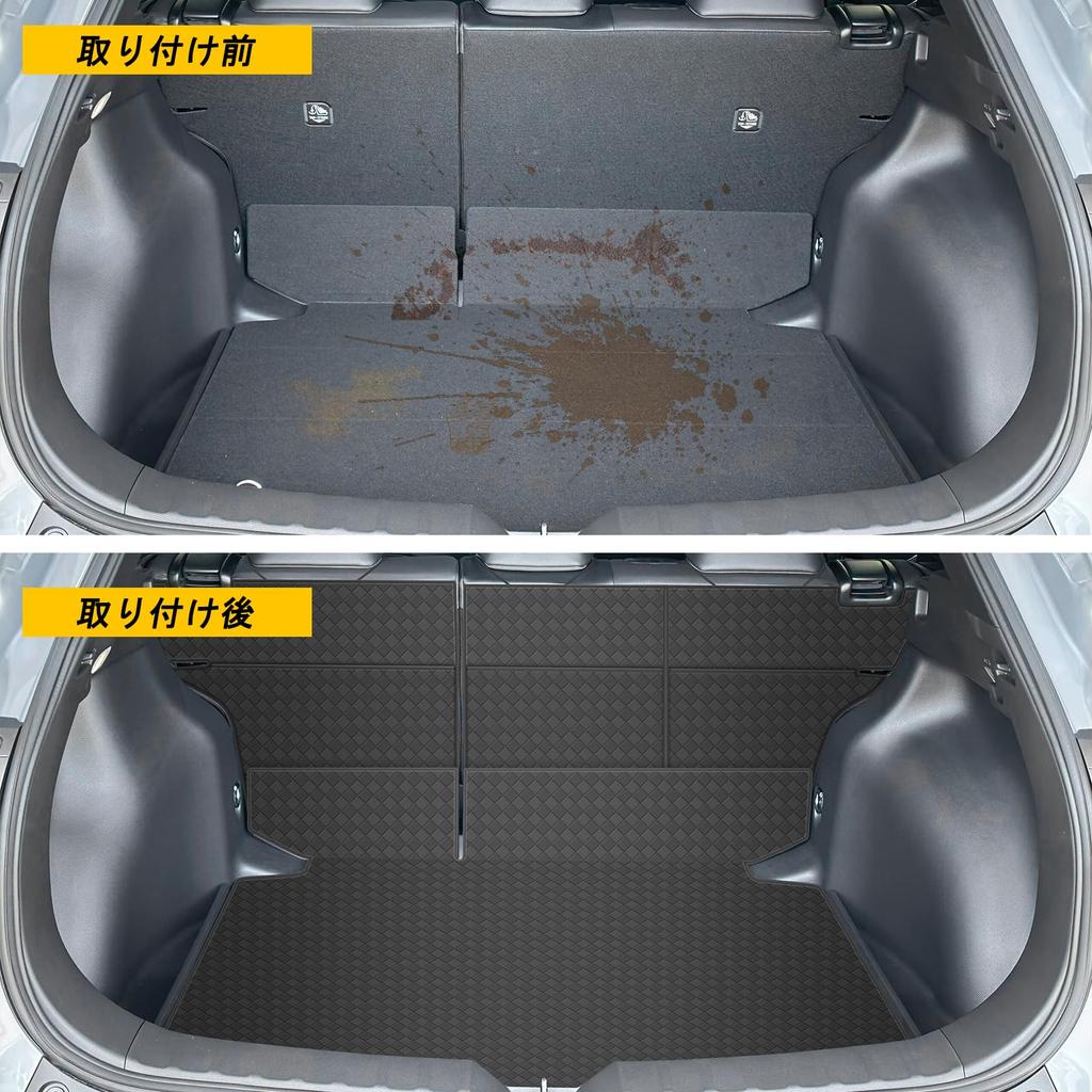 YORKNEIC Toyota Corolla Cross Luggage 10 Modified October 2023 2WD Vehicle Trunk Backrest Cover Seat Back Back Cargo Synthetic Leather Cargo Stain