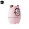 Cartoon Cat Humidifier Cute Style Essential Oil Diffuser with Night Light Desktop Silent Recharging Cooler for Home Car Office