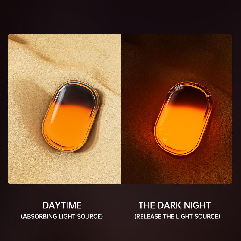 Luminous Quicksand Bluetooth 5.4 Earphones Real-time AI Translation Headset Night Light Flowing Hanging Wireless Headphone NEC Noise Reduction Earbuds
