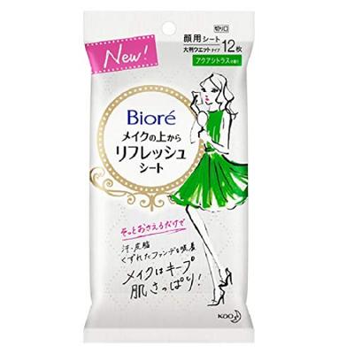 Biore Makeup Refresh Sheet Citrus Scent Portable 12 arkuszy x 2 [Zakup hurtowy]