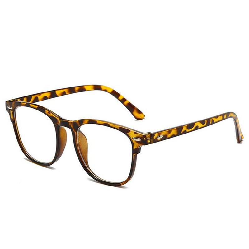 0 -1.0 -1.5 -2.0 To -6.0 Transparent Frame Square Finished Myopic Glasses Women Men Clear Lens Shortsighted Eyeglasses Diopter