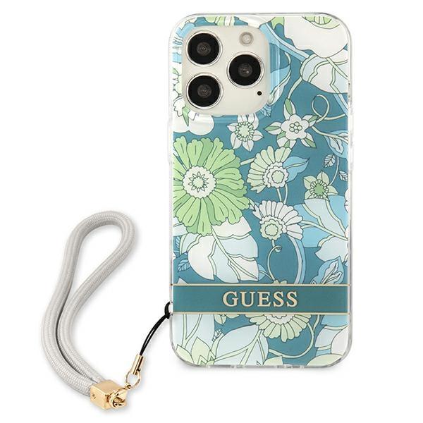 Guess Guhcp13Xhflsn Iphone 13 Pro Max6,7 Zielony/Green Hardcase Flower Strap
