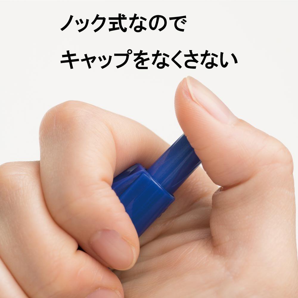 Pentel Handy PentelPEN Fine 5 Pens Oil-Based Pen, Knock-Style S, XNXS15-CP, Point, Blue,