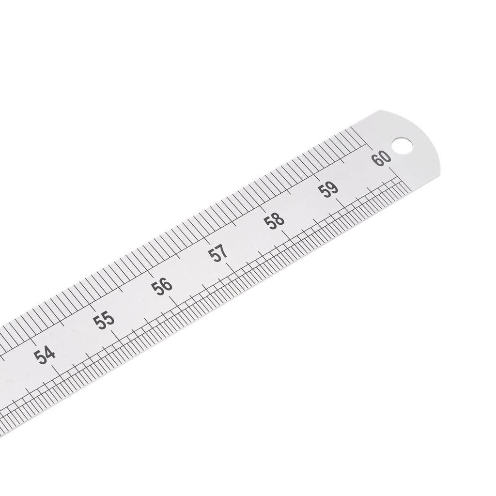 uxcell Stainless Steel Straight Edge Measuring Tool for and Long x Thick x 38mm Silver Tone Ruler, Woodworking, Painting, Crafts, 1.5m 1.5mm Wide,