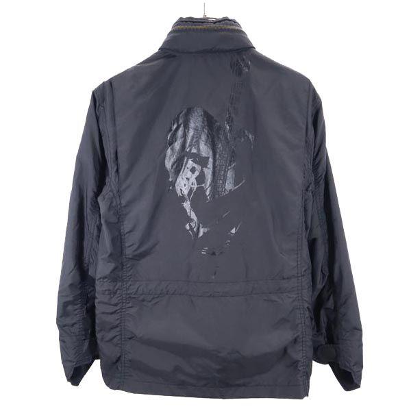 HYSTERIC Back Print Nylon Jacket FREE Ripstop Fabric with Mesh Lining Men's Used