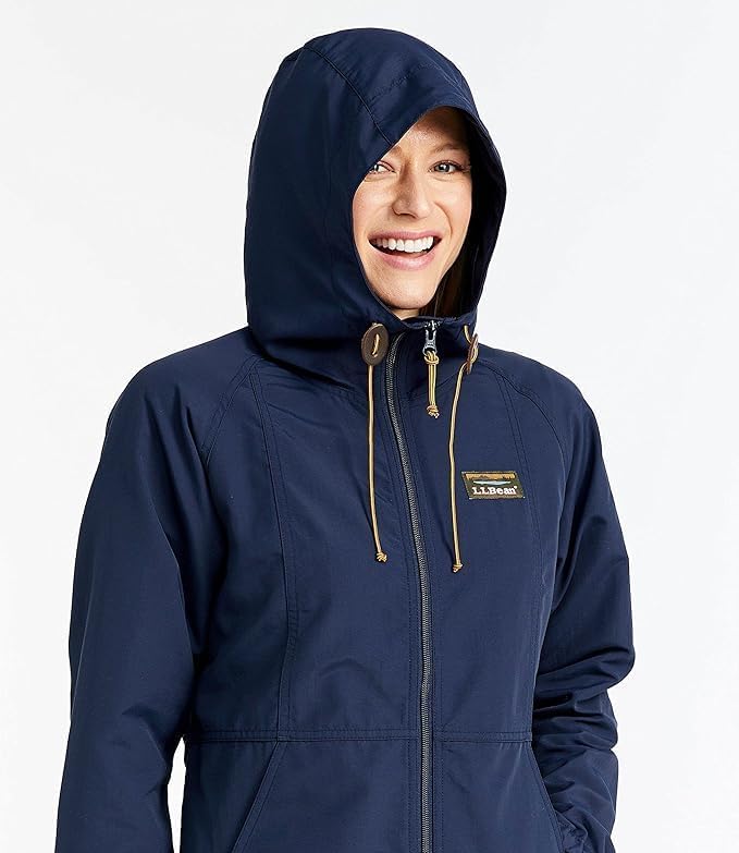 LL Bean Mountain Classic Full Zip Jacket Japan Fit S Rustic Green 1000209272 Women's