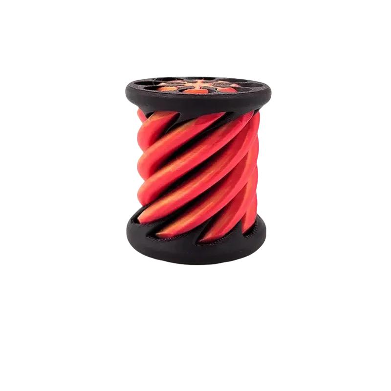 Jouets à vis rotatives imprimés en 3D Jouets sensoriels anti-stress Sculpture traversante pyramidale Jouets à tourbillonner cône en spirale pour enfants Adultes