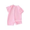 Newborn Summer Mesh Jacquard Cotton Romper - Breathable Class A One-Piece Suit