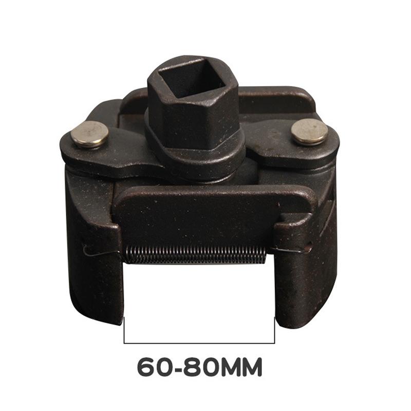 

Новый двухзахватный ключ для масляного фильтра, съемник топливного фильтра 60-105 мм, литой стальной регулируемый инструмент для снятия, литые стальные ключи для фильтров