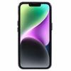 For iPhone 14 Case Camera Protection Glitter Rhinestone Decor Gradient TPU Phone Cover