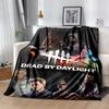 Dead by Daylight Flannel Blanket Soft Warm All-Season Throw, Design for Camping, Car Travel, Hiking Sofa, Bed, Office Perfect Gift for Parties