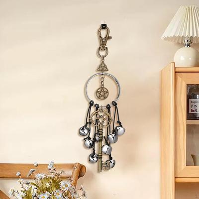 Witch Bells for Door Knob, Wind Chimes Bell Decor ,Handmade Hanging