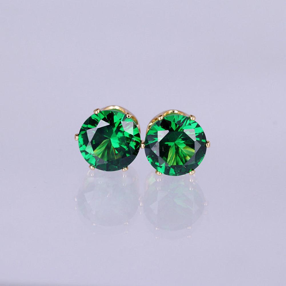 Smart Cubic Zirconia  Ear Stud Earrings Wedding Gift