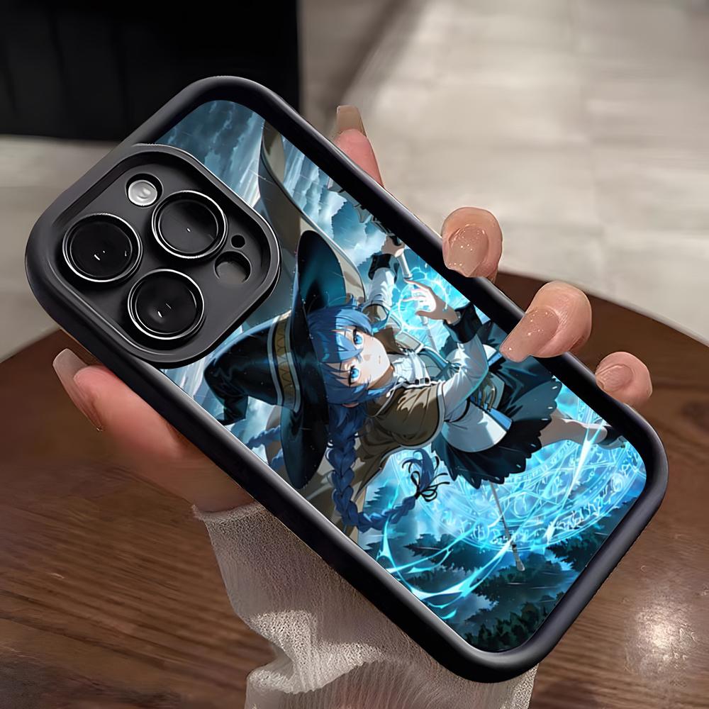 R-Roxy Mushoku Tensei Anime Phone Case For IPhone 17 Pro Max 15 Pro 16 14 Plus 12 13 Mini 11 Pro Shockproof Soft Cover