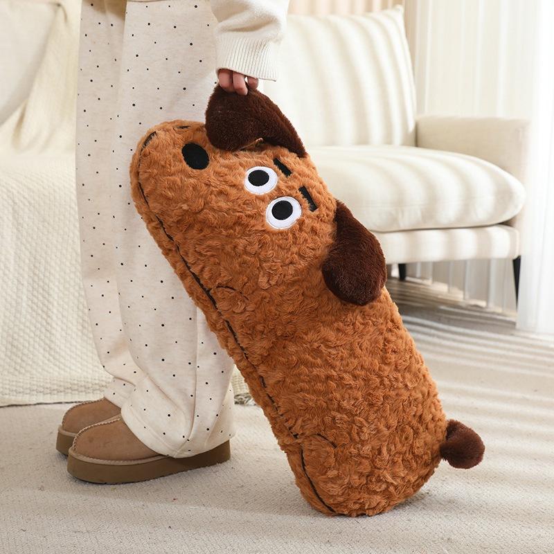 Puppy Long Throw Pillow Girls Sleeping Plush Throw Pillow Home Sofa Decoration Throw Pillow Wholesale