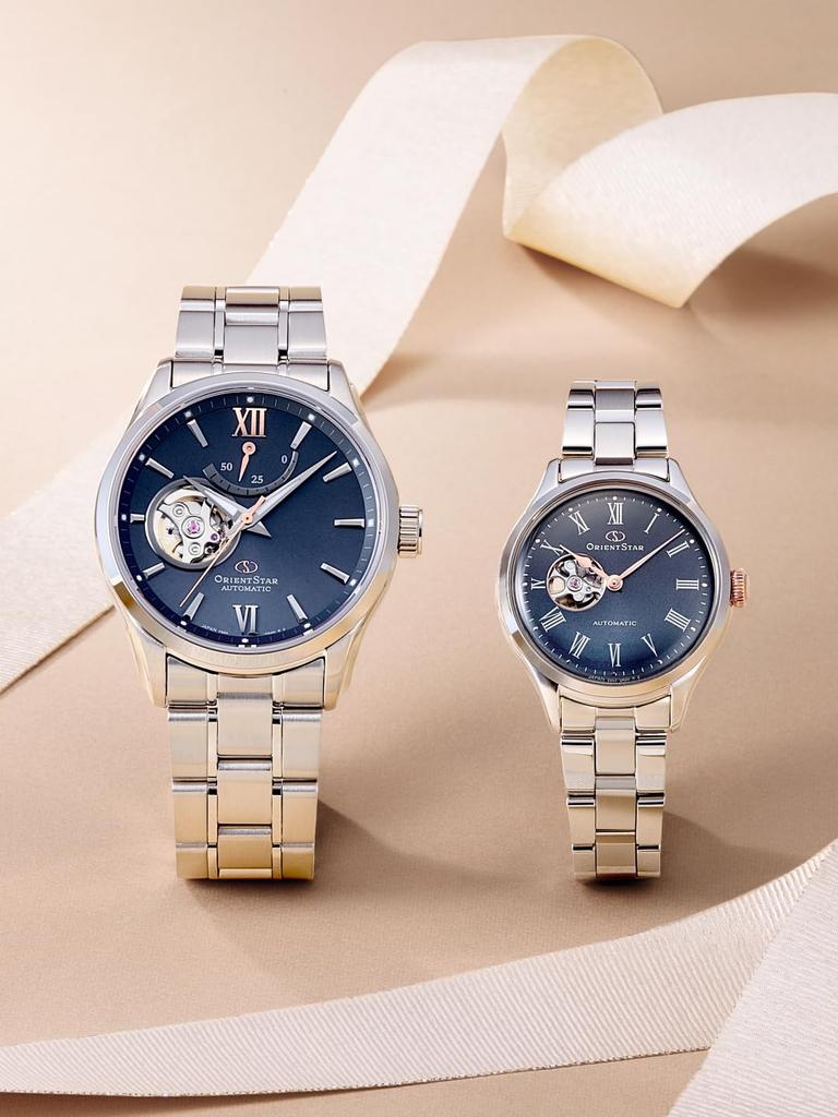 Orient Star RK-ND0022L Women's Automatic Watch, Classic Semi-Skeleton, Mechanical, Limited Edition of 150 in Japan, with a 2-Year Manufacturer's