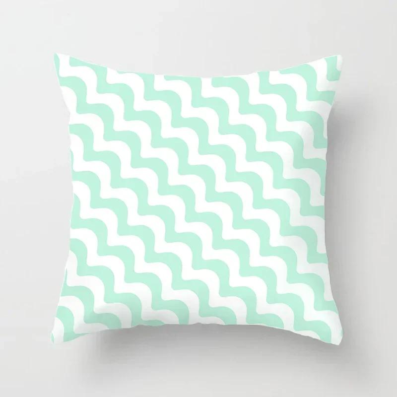 Marble Geometric Pattern Decorative 45*45cm Pillowcase Polyester Cushion Cover Throw Pillow Sofa Decoration Pillowcover