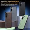 For Samsung S25 Case Magnetic Leather Shield Cover For Samsung S25 Anti-Fingerprint Non-Slip PC+TPU
