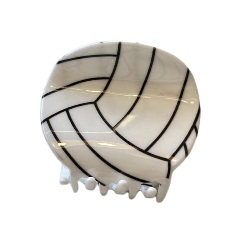 

Sports Shape Hair Claw Clip Women Girl Hair Clip Crab Hair Claw Ponytail Hairpin Bath Barrette Headwear Tennis Hair Grip