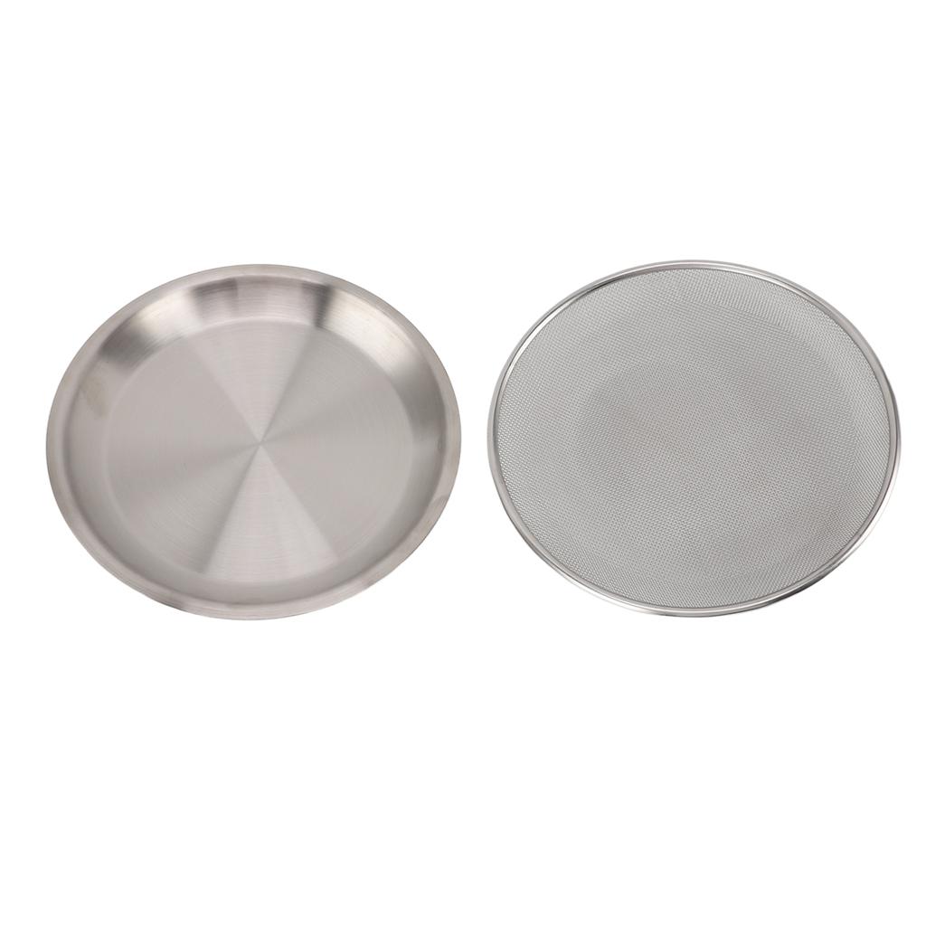 304 Stainless Steel Colander Bowl Set Large Capacity Versatile Stainless Steel Colander Bowl for Home Kitchen Fine Mesh